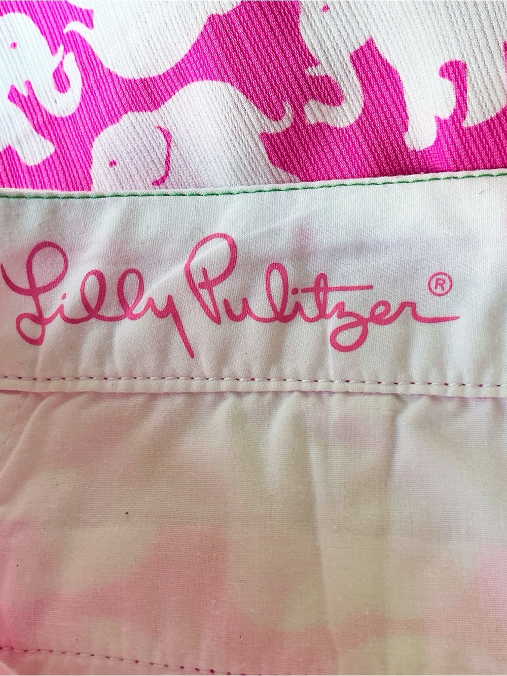 Lilly Pulitzer Pop Pink Tusk In Sun Buttercup Shorts Size 4 - Picture 7 of 10